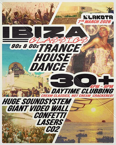 Ibiza Classics: 30+ Daytime Clubbing at Lakota