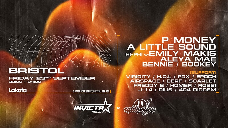 Invicta Audio x Wide Eyes: P Money, A Little Sound at Lakota