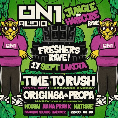 JUNGLE FRESHERS RAVE - LAKOTA at Lakota