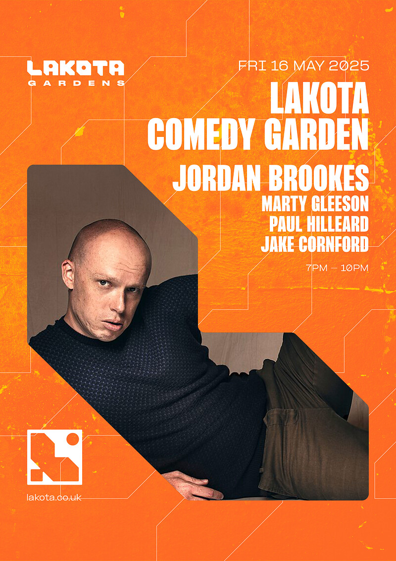 Lakota Comedy Garden: Jordan Brookes + more at Lakota