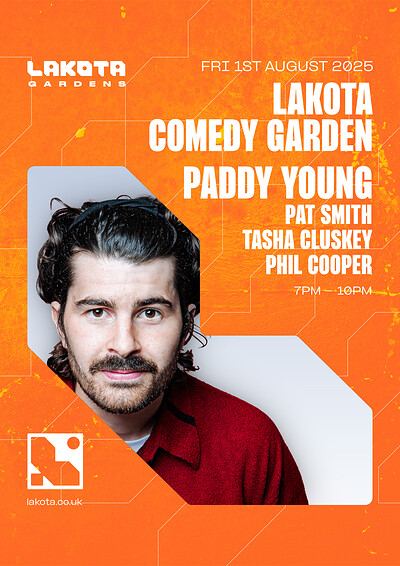 Lakota Comedy Garden: Paddy Young + more at Lakota