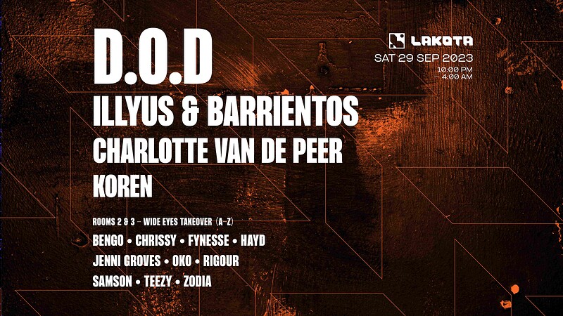 Lakota Presents: D.O.D at Lakota