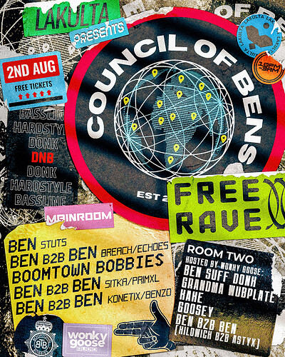 LaKulta Presents: The Council Of Bens at Lakota