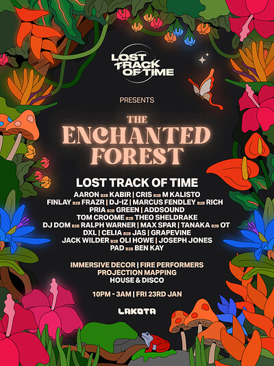Lost Track of Time presents: The Enchanted Forest at Lakota