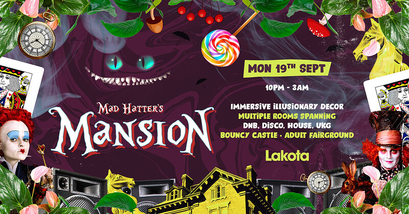 Mad Hatter's Mansion: Down The Rabbit Hole at Lakota