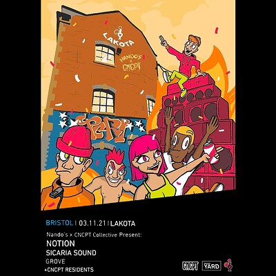 Nando's x CNCPT Present: Notion, Sicaria Sound at Lakota