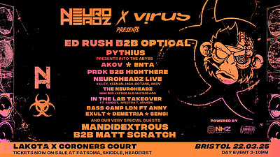 Neuroheadz x Virus Recordings: Round 2 at Lakota
