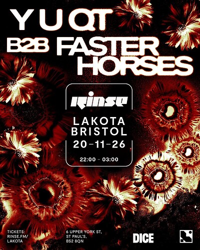 RINSE: Y U QT B2B Faster Horses at Lakota