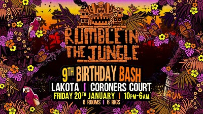 Rumble In The Jungle: 9th Birthday Bash at Lakota