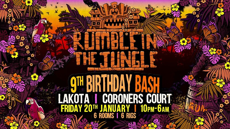 Rumble In The Jungle: 9th Birthday Bash at Lakota