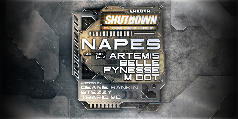 Shutdown: Free Rave w/ Napes at Lakota