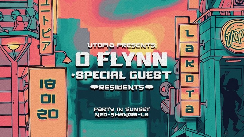 Utopia: Laurence Guy, O'Flynn, Theo Kottis at Lakota