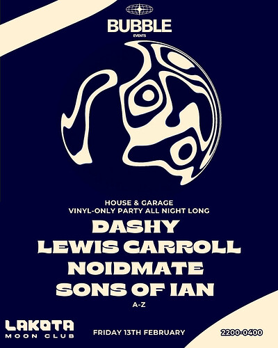 Vinyl All Night Long: Bubble x Lakota at Lakota