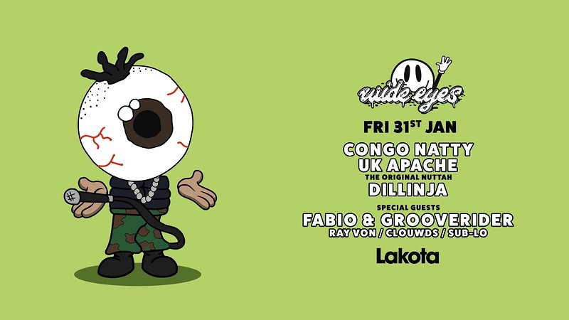 Wide Eyes: Congo Natty - Tix On Door at Lakota