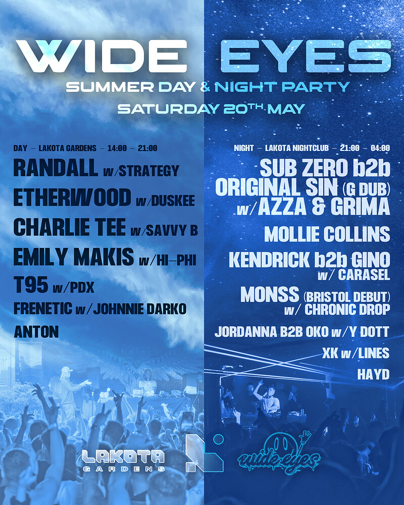 Wide Eyes: Outdoor 13 Hour Summer Day & Night Rave at Lakota