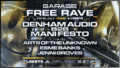 Wide Eyes Rave* W/ Denham Audio at Lakota