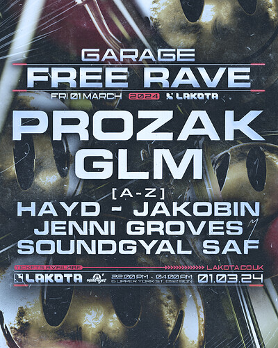 Wide Eyes: Rave w/ Prozak at Lakota