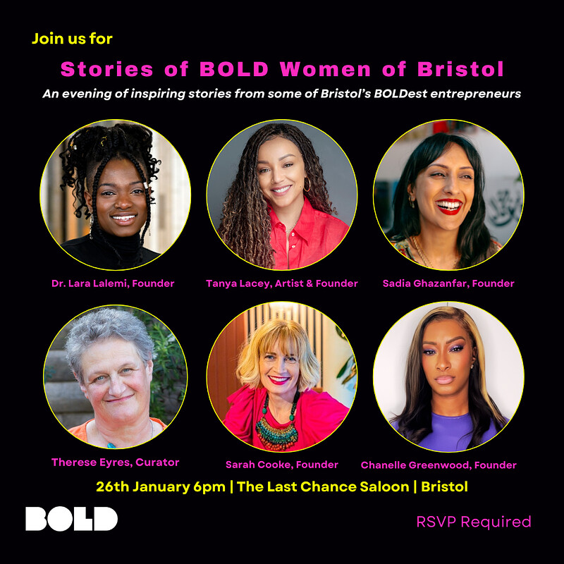 Stories of BOLD Women of Bristol at Last Chance Saloon