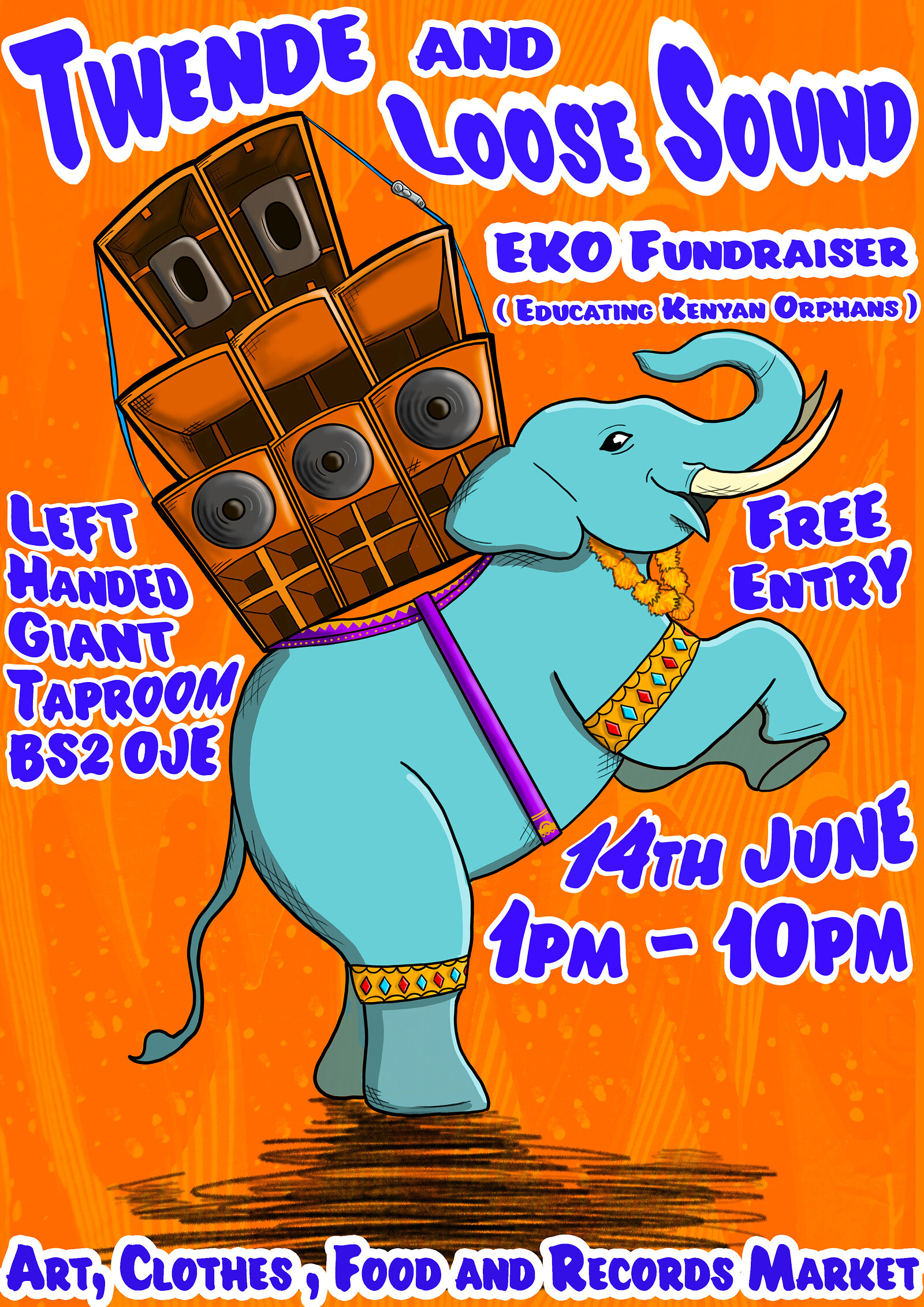 Twende and Loose Sound Day Party at Left Handed Giant St Philips Brewery & Tap Room