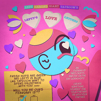 Lefty's Love Letters at Left Handed Giant Taproom