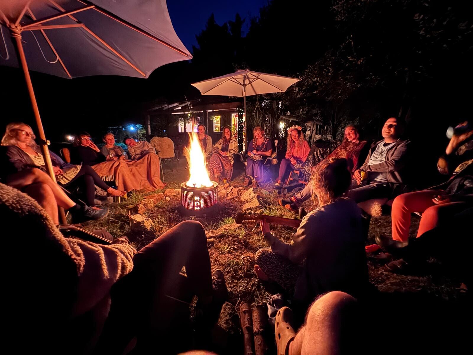 Fire Side Storytelling + Choir Evening at Leigh Court Farm