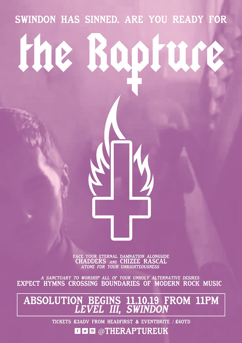 ✞ The Rapture - Swindon Launch Party ✞ at Level III, Swindon