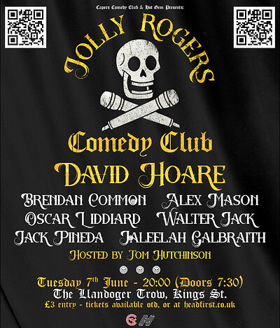 Jolly Rogers Comedy Club - David Hoare at Llandoger Trow