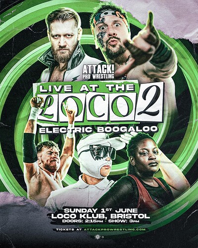 ATTACK Pro Wrestling - At The Loco 2 at Loco Klub