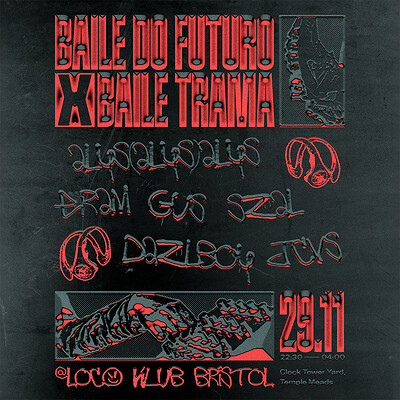 Baile do Futuro X Baile Trama w/ ERAM, alysalys and more at Loco Klub