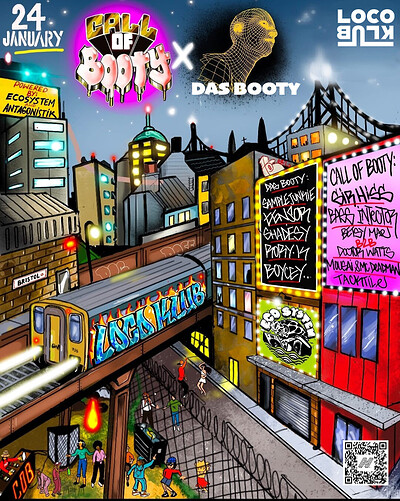 CALL OF BOOTY X DAS BOOTY - SIR HISS at Loco Klub