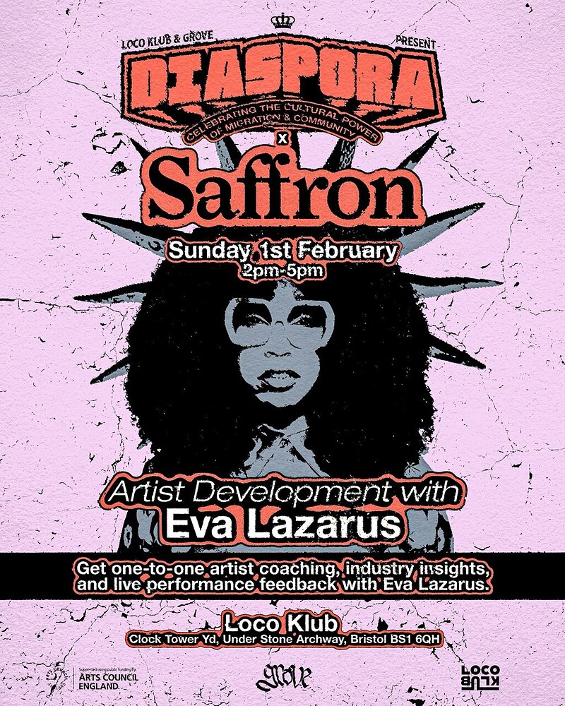 DIASPORA x Saffron: Performance Feedback & Artist Development w Eva Lazarus at Loco Klub