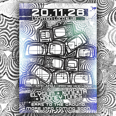 Elysium X Konekta X Hooney Tunes at Loco Klub
