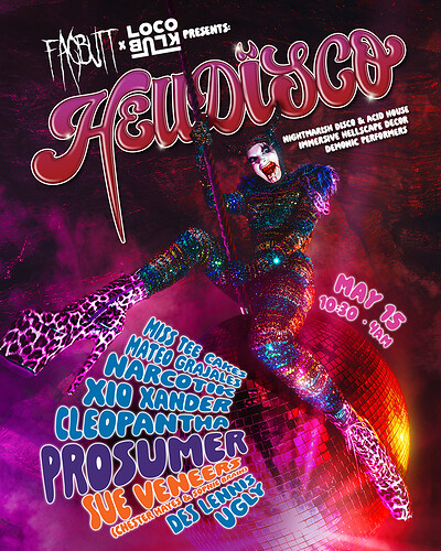 FAGBUTT: HELL DISCO at Loco Klub