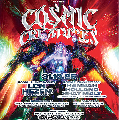 FAGBUTT X Loco Klub present: Cosmic Creatures w/ LCN, Shay Malt, HEZEN ++ at Loco Klub