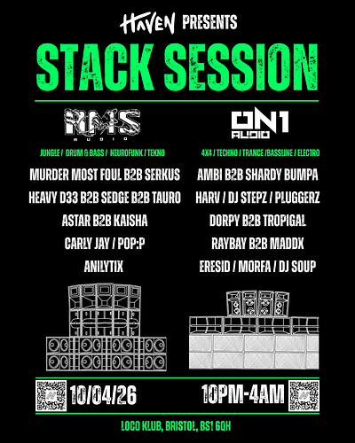 HAVEN PRESENTS: STACK SESSION at Loco Klub