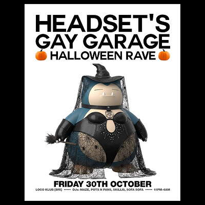 Headset's Gay Garage - Halloween Special at Loco Klub