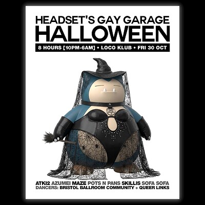 Headset's Gay Garage - Halloween Special at Loco Klub