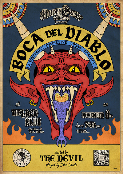 HIDDEN DOOR UNHINGED PRESENTS - BOCA DEL DIABLO at Loco Klub