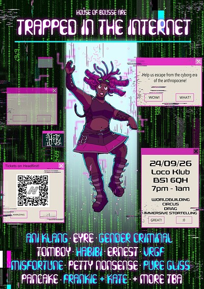 HOUSE OF BOUSSÉ ARE TRAPPED IN THE INTERNET at Loco Klub