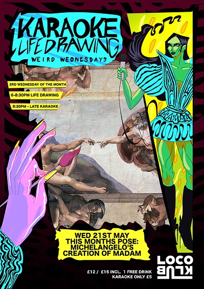 Karaoke Life Drawing: The Creation of Madam at Loco Klub