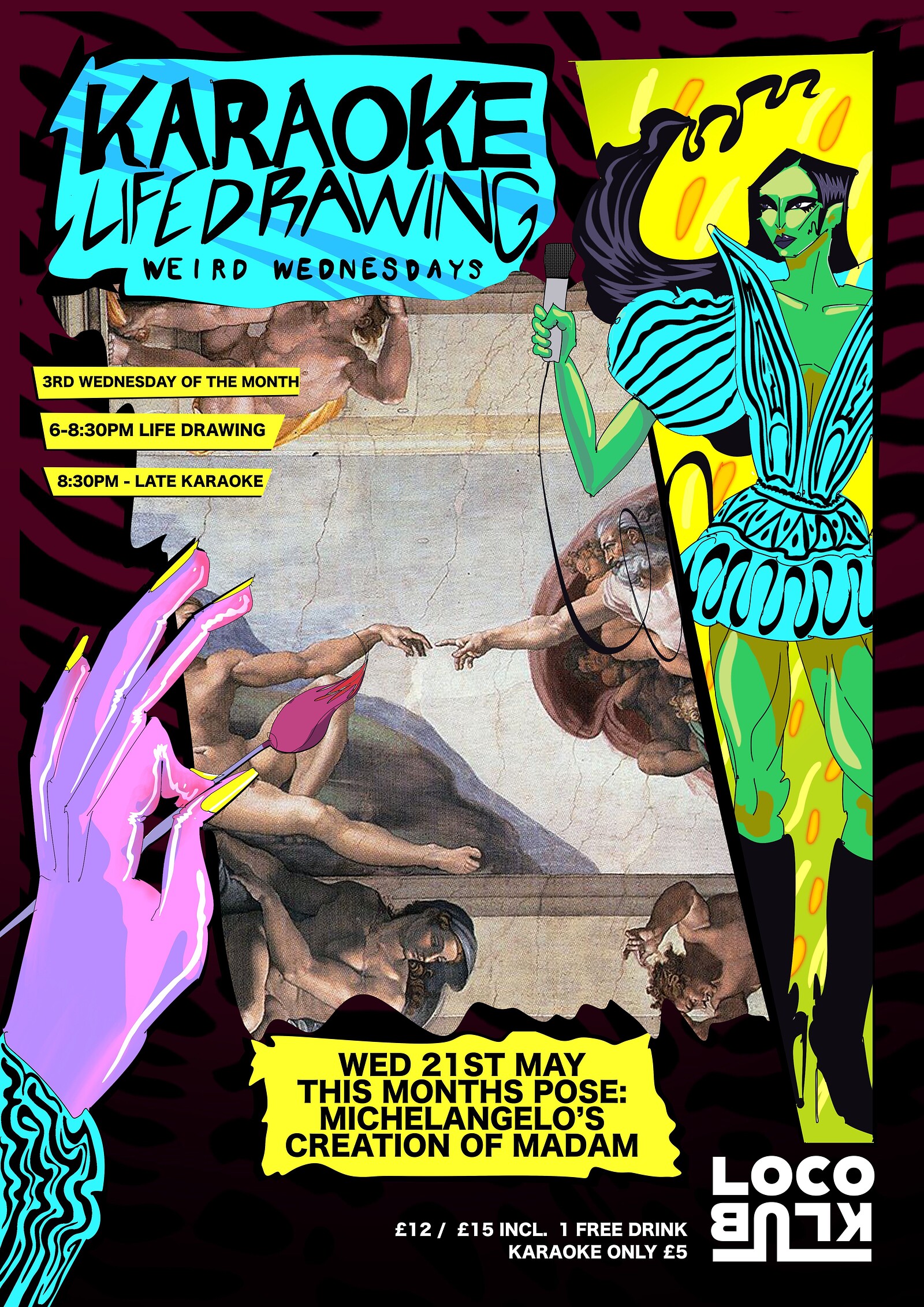 Karaoke Life Drawing: The Creation of Madam at Loco Klub