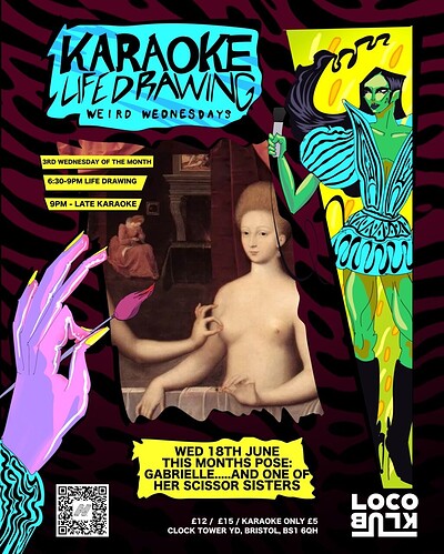 Karaoke Life Drawing at Loco Klub