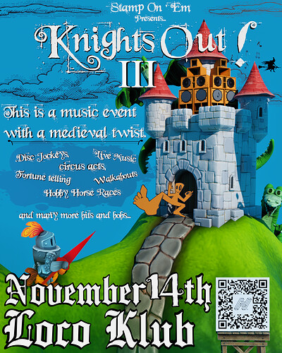 Knights Out 3 at Loco Klub