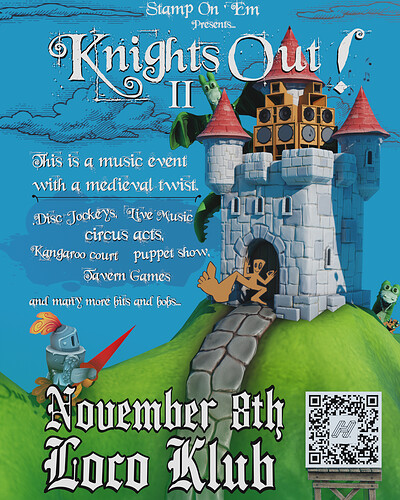 Knights Out II at Loco Klub