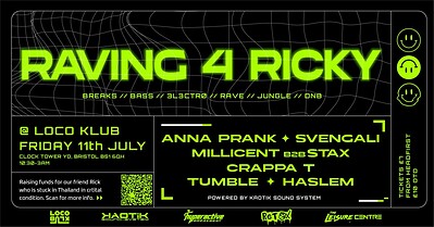 Leisure Centre presents- Raving 4 Ricky at Loco Klub