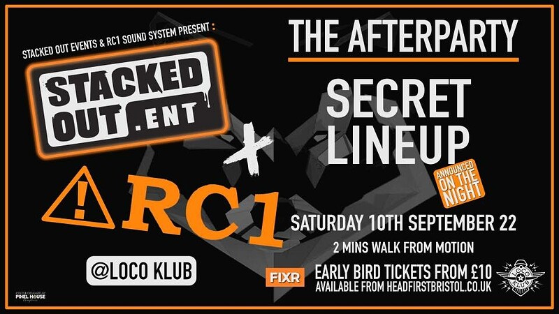 RC1 x Stacked Out Presents: The Afterparty at Loco Klub
