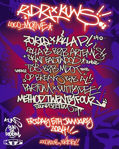 RDR X KUNS LOCO MOTIVE at Loco Klub