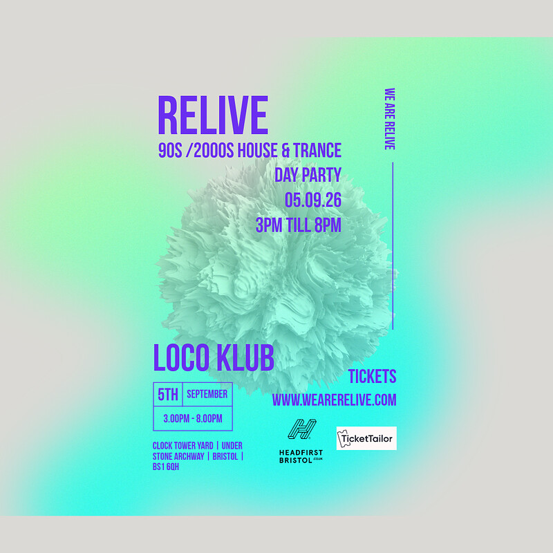 Relive - 90s/2000s House & Trance Outdoor Day Party at Loco Klub