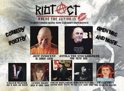 RIOT ACT: Jeff Innocent & Attila The Stockbroker at Loco Klub