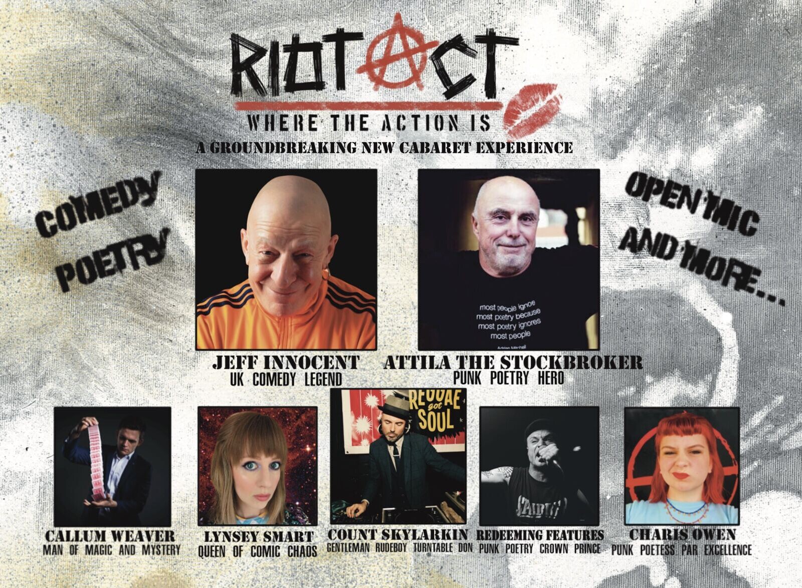 RIOT ACT: Jeff Innocent & Attila The Stockbroker at Loco Klub